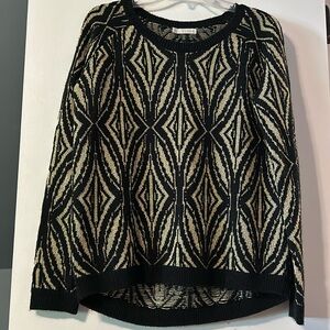 Great Hinge black and gold sweater for the season!